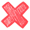 ❌
