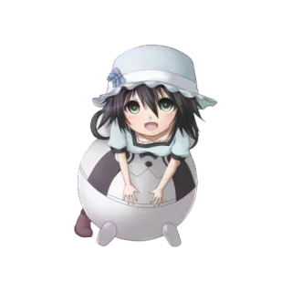 😃 anime, cartoon, illustration, cute, character, girl telegram sticker