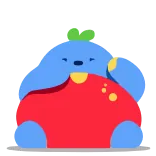 😋 Blob, Hoạt hình, Dễ thương, Nhân vật, Sticker telegram sticker