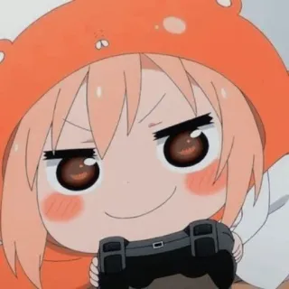 🥤 Himouto! Umaru-chan Anime, Umaru, Himouto, Mignon, Gamer telegram sticker