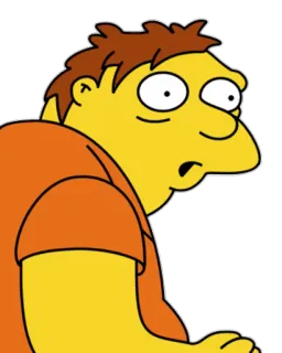 😦 Barney Gumble The Simpsons cartoon, character, animation, simpsons, barney gumble telegram sticker