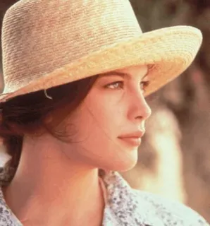 🍒 Liv Tyler Liv Tyler, atriz, retrato, mulher, chapéu, beleza, celebridade telegram sticker