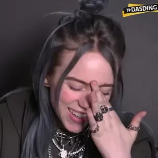 🕸 Billie Eilish cantante, celebrità, musica telegram sticker