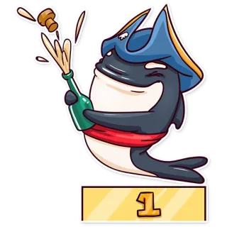 Orca88 the Pirate! telegram stickers