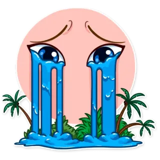 Blondie Vacation whatsapp stickers