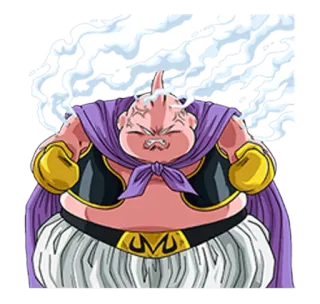 😡 Majin Buu Dragon Ball Z Majin Buu, Dragon Ball Z, Anime, Personaggio, Cattivo, Adesivo telegram sticker