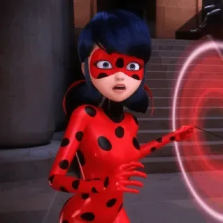 😳 Ladybug Miraculous: Tales of Ladybug & Cat Noir cartoon, superhero, miraculous ladybug, ladybug, animated, anime whatsapp sticker