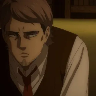 🐎 Zeke Yeager Attack on Titan Anime, Personaggio, Uomo adulto, Zeke Yeager telegram sticker