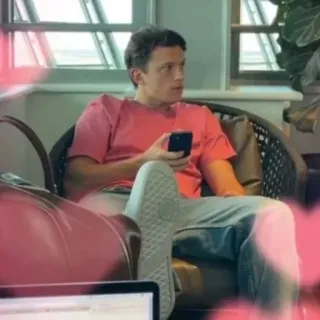 😐 Tom Holland acteur, célébrité, personne, portrait telegram sticker