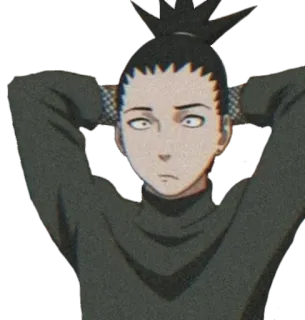 😳 Shikamaru Nara Naruto Anime, Manga, Shikamaru, Naruto, Charakter, Aufkleber whatsapp sticker