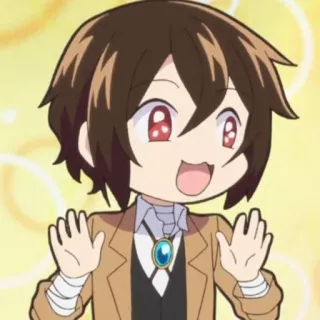 ❤️ anime, chibi, cartoon, happy, character, cute telegram sticker