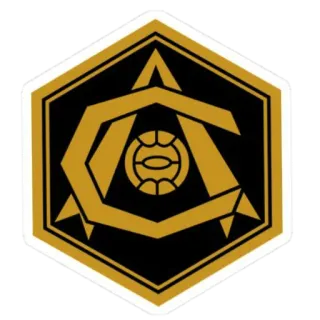 ☑️ logo, abstract, hexagon, geometric telegram sticker