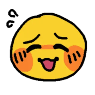 ☺️ Emoji, Smiley, Expressão, Fofo, Desenho animado telegram sticker