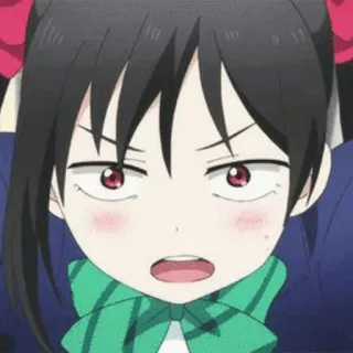 🎈 Yazawa Nico Love Live! Anime, Mädchen, Idol, Süß, Lustig, Yazawa Nico, Love Live!, Ausdruck telegram sticker