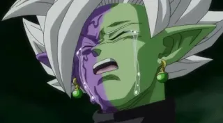 😭 Zamasu Dragon Ball Super anime, menangis, sedih, Zamasu, Dragon Ball Super telegram sticker