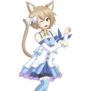 😉 Felix Argyle Re:Zero anime, gatto, trap, carino, Felix, ReZero telegram sticker