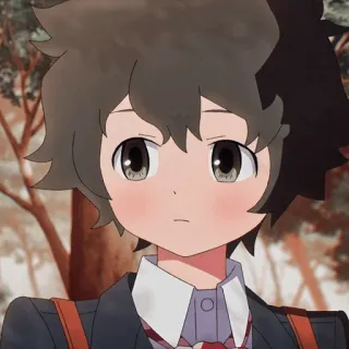 🧳 Anime, Anak laki-laki, Imut, Seragam sekolah, Potret whatsapp sticker