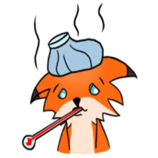 Cute Little Fox @StikerDi telegram stickers