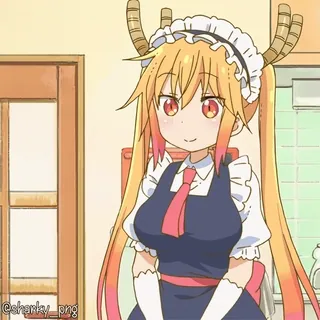 ❤️ Tohru Miss Kobayashi's Dragon Maid telegram sticker