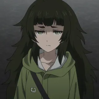 ⏱ Mayuri Shiina Steins;Gate Anime, Garota, Triste, Steins;Gate, Mayuri Shiina whatsapp sticker