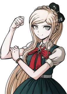 💪 Sonia Nevermind Danganronpa Anime, Jeu, Personnage, Blonde, Femme, Sonia Nevermind, Danganronpa telegram sticker