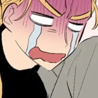 😭 哭泣, 难过, 悲伤, 情绪化, 卡通, 插图, 角色, 绝望 whatsapp sticker
