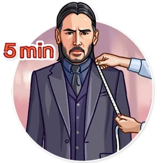 Keanu Reeves telegram stickers