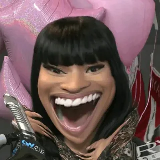 🥀 Nicki Minaj Nicki Minaj, celebridade, cantora, músico telegram sticker