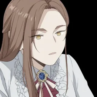 👗 Anime, Mujer, Retrato, Personaje, Dibujo animado telegram sticker