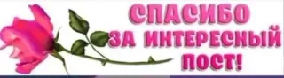 🌟 Спасибо за интересный пост! grazie, post interessante, rosa, fiori, saluto telegram sticker