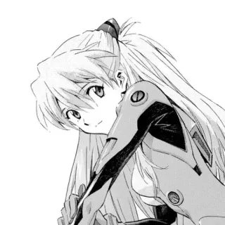 👾 Asuka Langley Soryu Neon Genesis Evangelion anime, manga, character, evangelion, asuka, japanese, girl telegram sticker