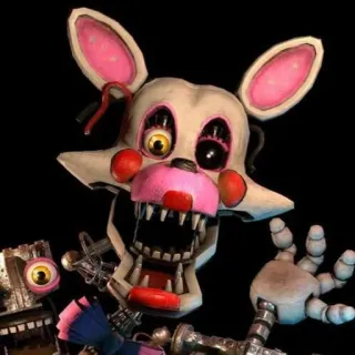 🌟 Mangle Five Nights at Freddy's 2 animatronic, fox, robot, scary, video game, monster, horror telegram sticker