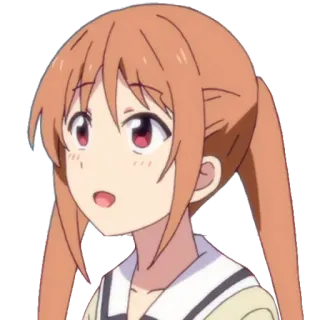 👩 anime, desenho animado, menina, personagem, retrato telegram sticker