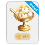 🎁 limited 아이스크림, 디저트, 음식, 한정판, 골든 telegram sticker