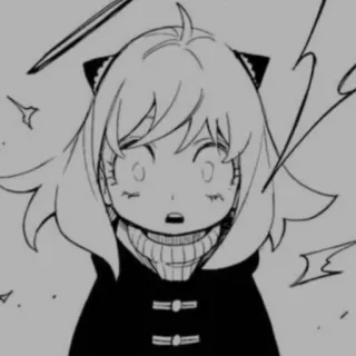 🎀 Anya Forger Spy x Family Anime, Manga, Spy x Family, Anya Forger, Süß, Kawaii telegram sticker