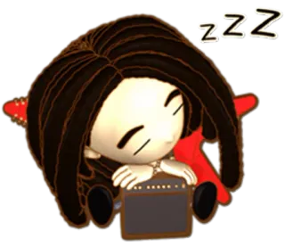 Little Rocker telegram stickers