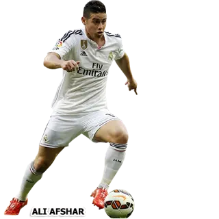 ⚽ ALI'AFSHAR sepak bola, pemain, sepak bola, olahraga telegram sticker