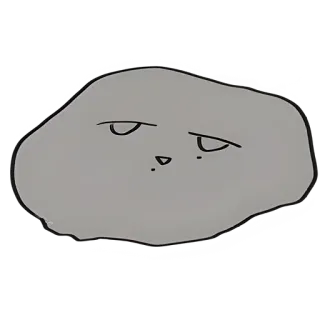 😍 Blob, Rosto, Desenho animado, Expressão, Humor telegram sticker