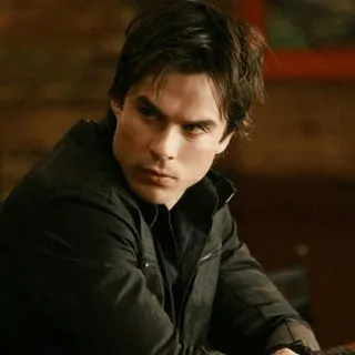 🦇 Damon Salvatore The Vampire Diaries Damon Salvatore, Pamiętniki Wampirów, Ian Somerhalder, wampir, postać, serial TV telegram sticker
