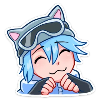 ☺️ Anime, Katze, Süß, Manga, Cartoon, Figur telegram sticker