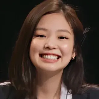 😁 Jennie Kim kpop, cantante, blackpink, donna, idol, sorriso telegram sticker