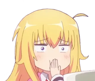 😆 Gabriel White Tenma Gabriel DropOut Anime, Mangá, Gabriel DropOut, Gabriel White Tenma, fofo/a, engraçado/a, envergonhado/a telegram sticker