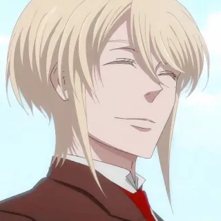 📚 William James Moriarty Moriarty the Patriot anime, moriarty, patriot, blond, smile, character telegram sticker