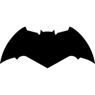 ⚫ Batman batman, superhéroe, dc comics, logo, símbolo de murciélago telegram sticker