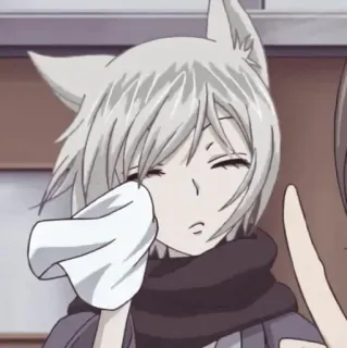 🤍 Tomoe Kamisama Kiss アニメ, 狐, キャラクター, 巴衛, 神様はじめました whatsapp sticker