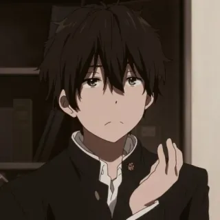 🔒 Anime, Menino, Personagem, Retrato telegram sticker