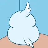 😶 птица, мультфильм, белая птица, анимация, персонаж, милый telegram sticker