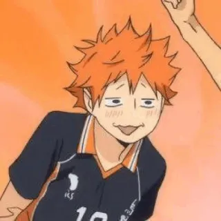 🌌 Hinata Shoyo Haikyuu!! anime, haikyuu, hinata, hinata shoyo, volleyball, sports telegram sticker