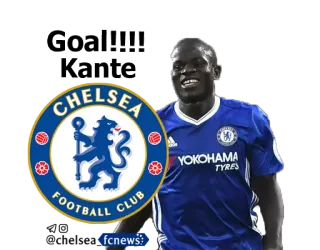 ⚽ N'Golo Kanté CHELSEA FOOTBALL CLUB futebol, futebol, esportes, Chelsea, N'Golo Kanté, atleta telegram sticker