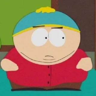 😑 Eric Cartman South Park 埃里克·卡特曼, 南方公园, 卡通, 动画, 角色 telegram sticker
